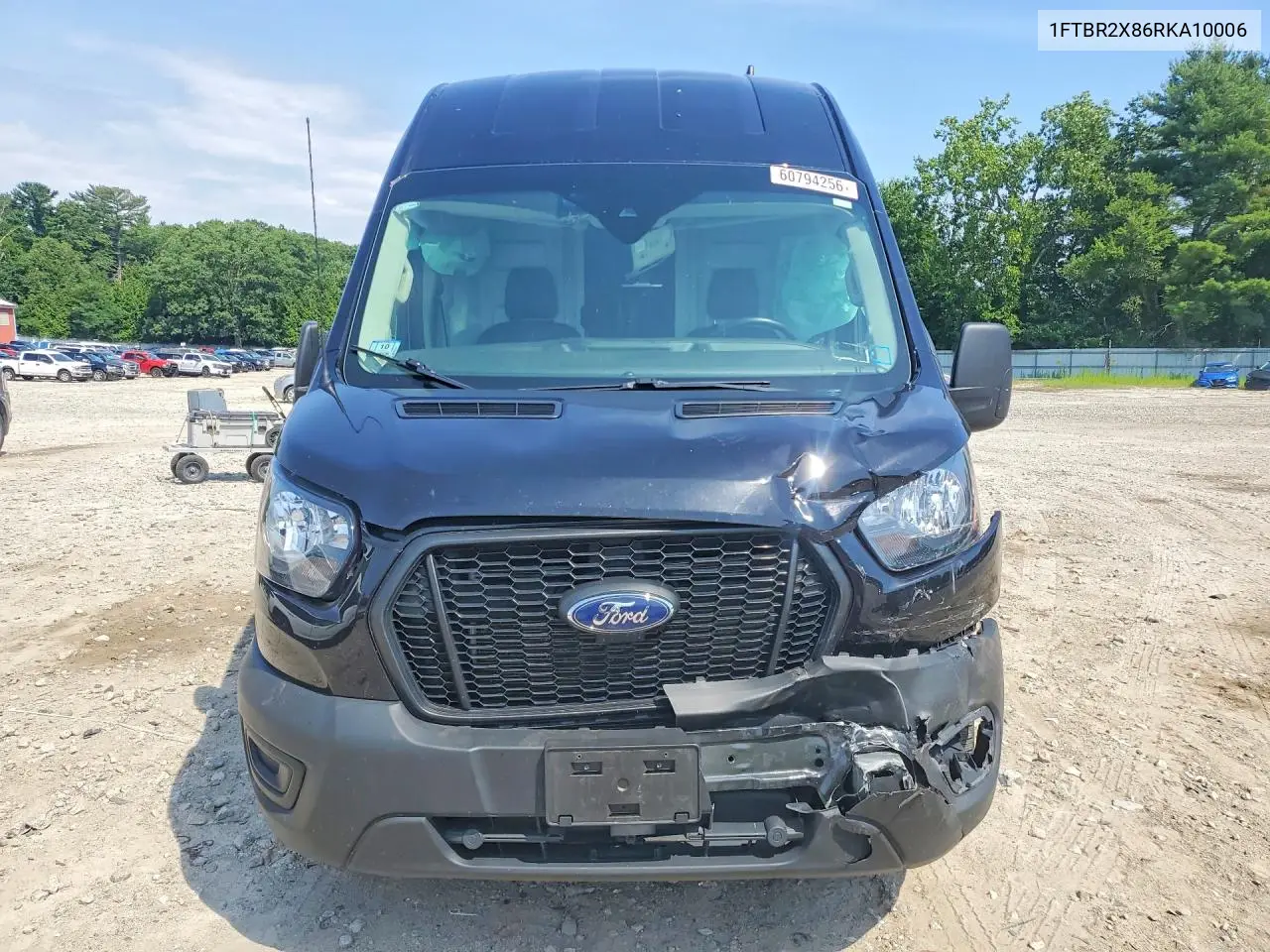 2024 Ford Transit 250 Delivery Van VIN: 1FTBR2X86RKA10006 Lot: 60794256