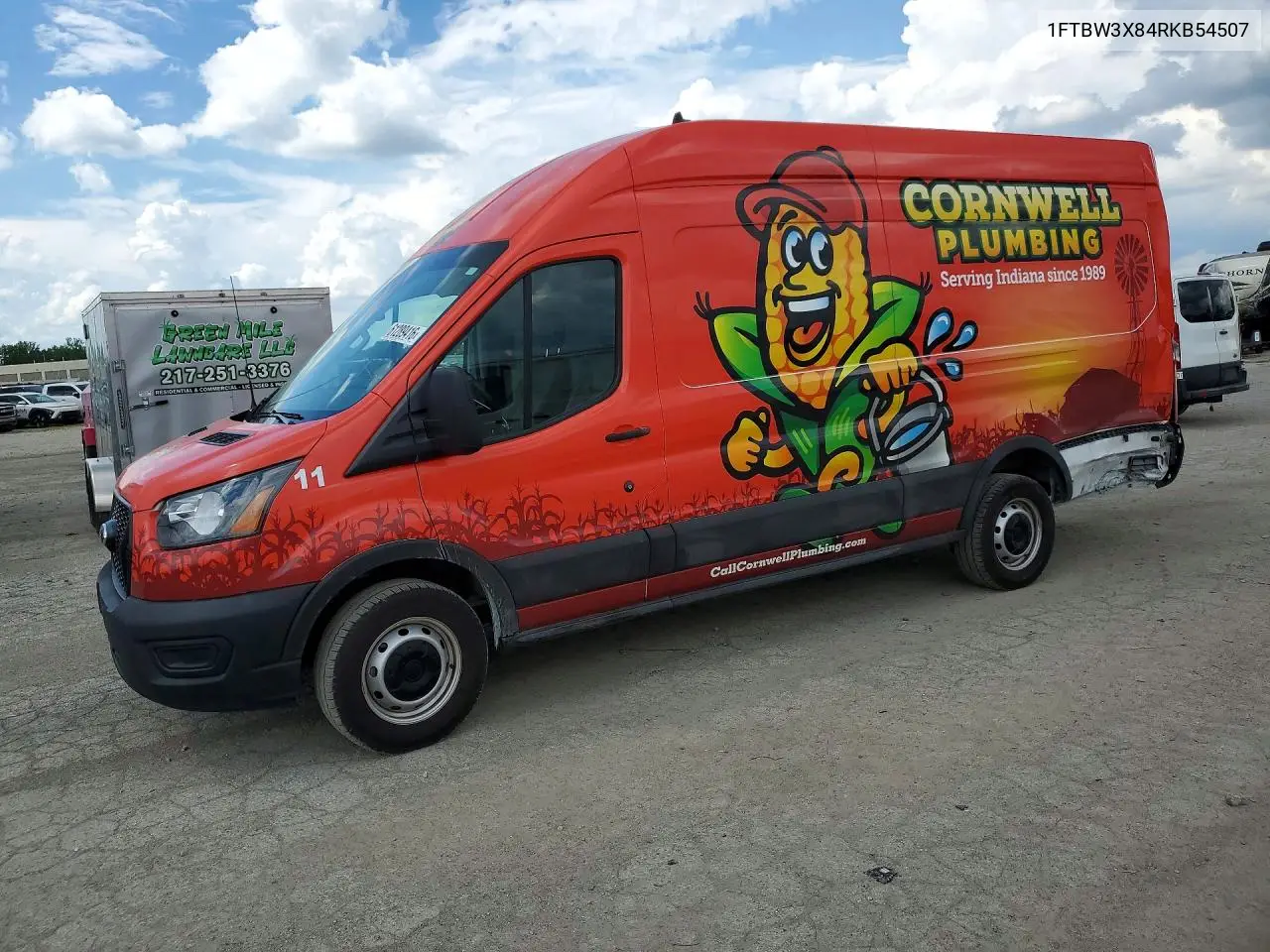 2024 Ford Transit T-350 VIN: 1FTBW3X84RKB54507 Lot: 61289416