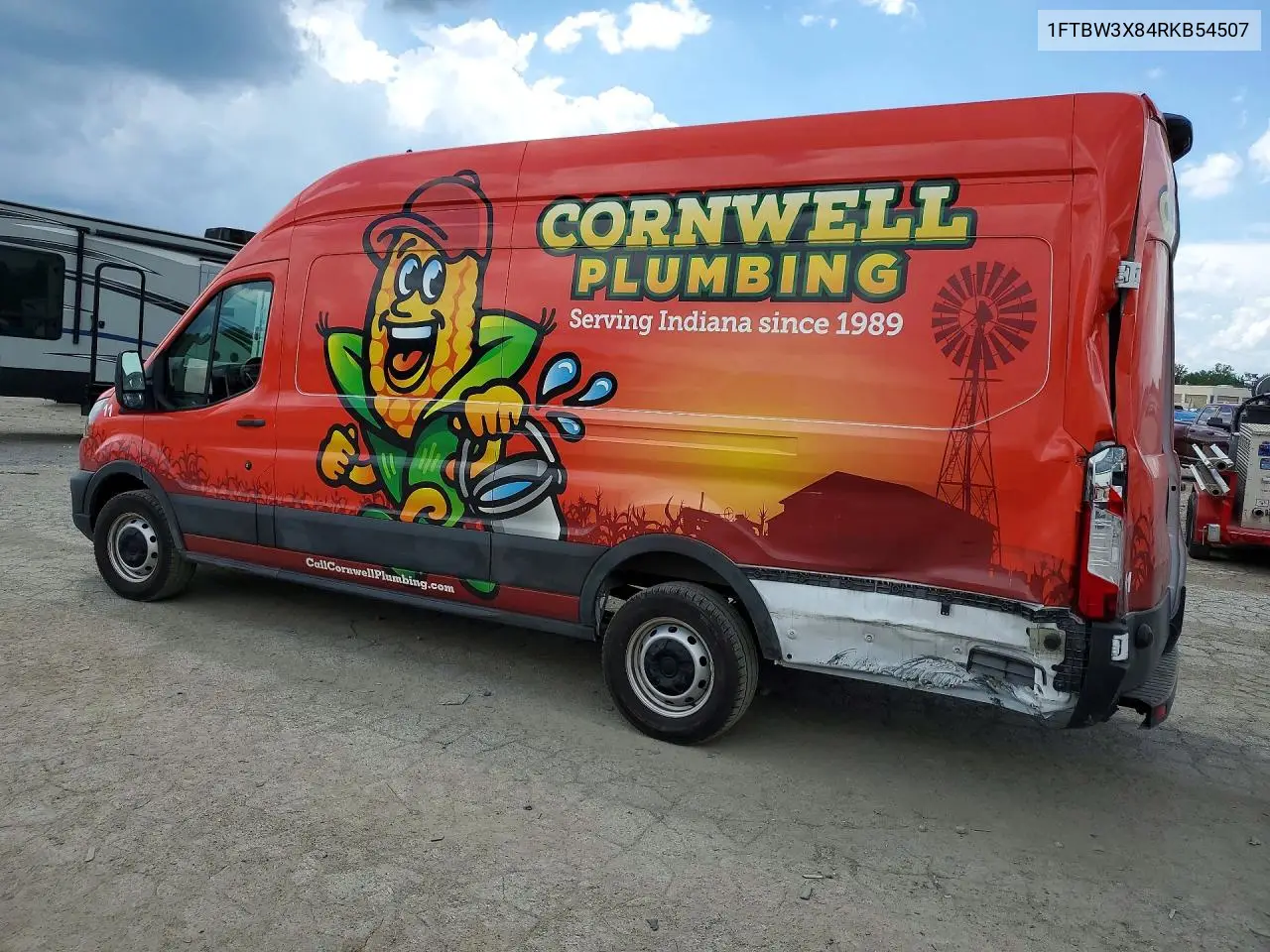 2024 Ford Transit T-350 VIN: 1FTBW3X84RKB54507 Lot: 61289416