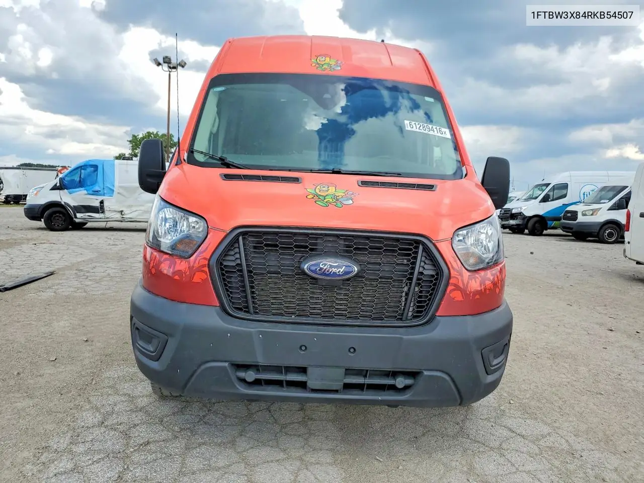2024 Ford Transit T-350 VIN: 1FTBW3X84RKB54507 Lot: 61289416