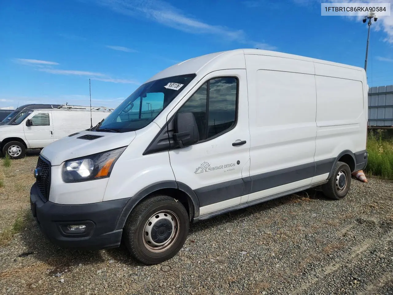 2024 Ford Transit T-250 VIN: 1FTBR1C86RKA90584 Lot: 61951136
