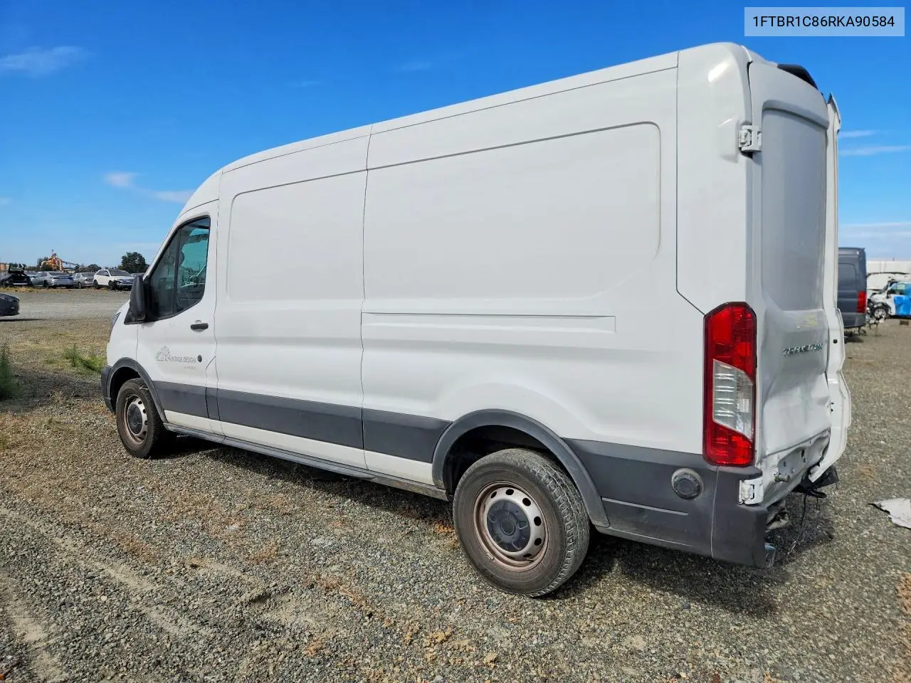 2024 Ford Transit T-250 VIN: 1FTBR1C86RKA90584 Lot: 61951136