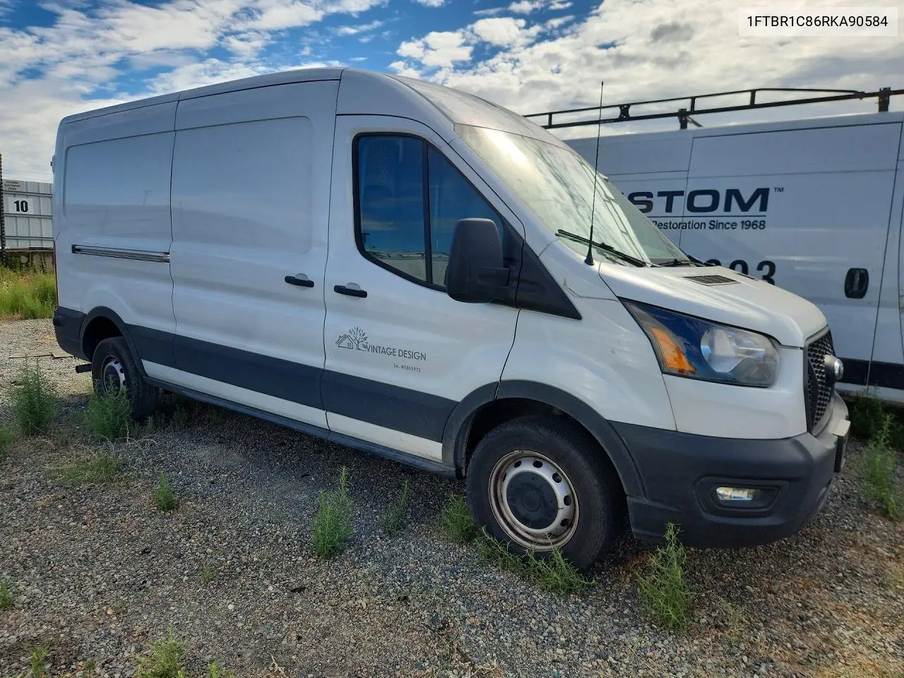 2024 Ford Transit T-250 VIN: 1FTBR1C86RKA90584 Lot: 61951136