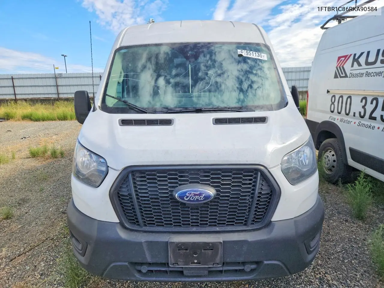 2024 Ford Transit T-250 VIN: 1FTBR1C86RKA90584 Lot: 61951136