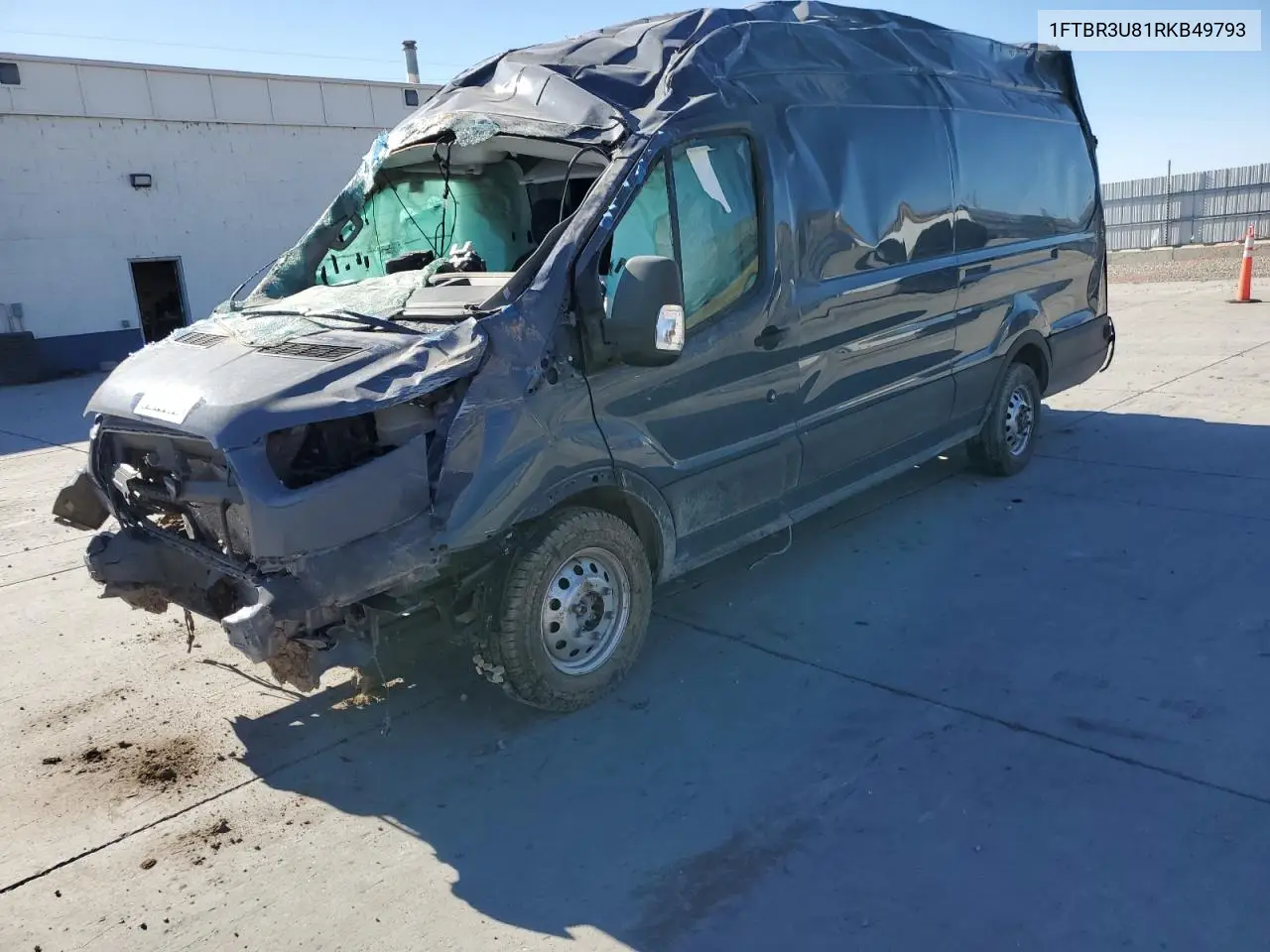 2024 Ford Transit T-250 VIN: 1FTBR3U81RKB49793 Lot: 81270885