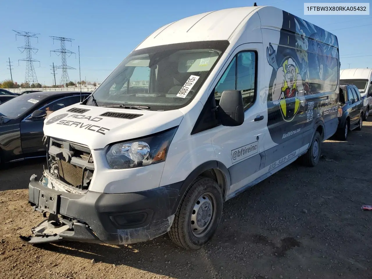 1FTBW3X80RKA05432 2024 Ford Transit T-350