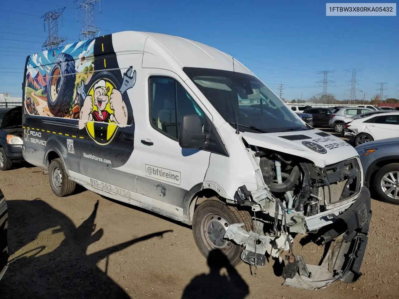 1FTBW3X80RKA05432 2024 Ford Transit T-350