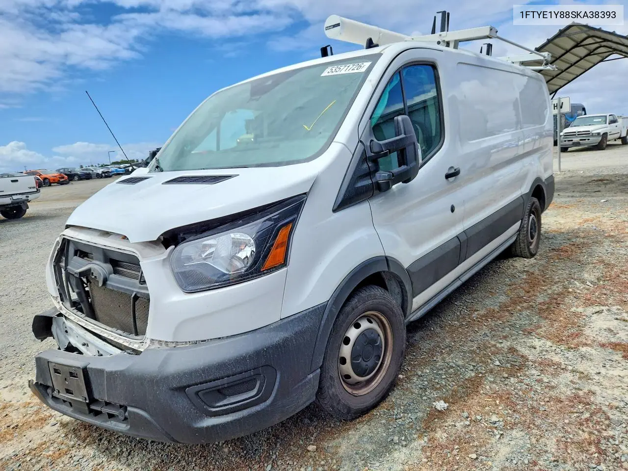 2025 Ford Transit T-150 VIN: 1FTYE1Y88SKA38393 Lot: 53571726