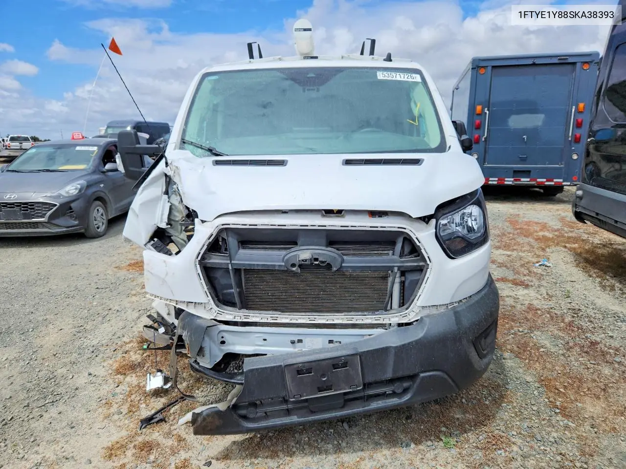 2025 Ford Transit T-150 VIN: 1FTYE1Y88SKA38393 Lot: 53571726