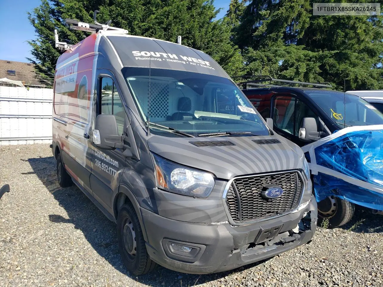 2025 Ford Transit T-250 VIN: 1FTBR1X85SKA26245 Lot: 57726646
