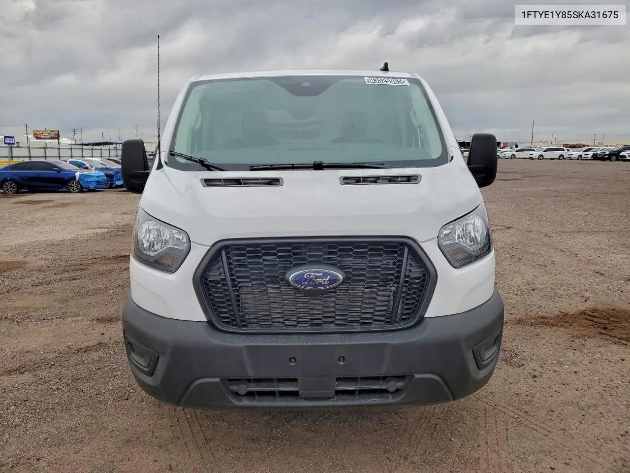 2025 Ford Transit Van VIN: 1FTYE1Y85SKA31675 Lot: 93529985