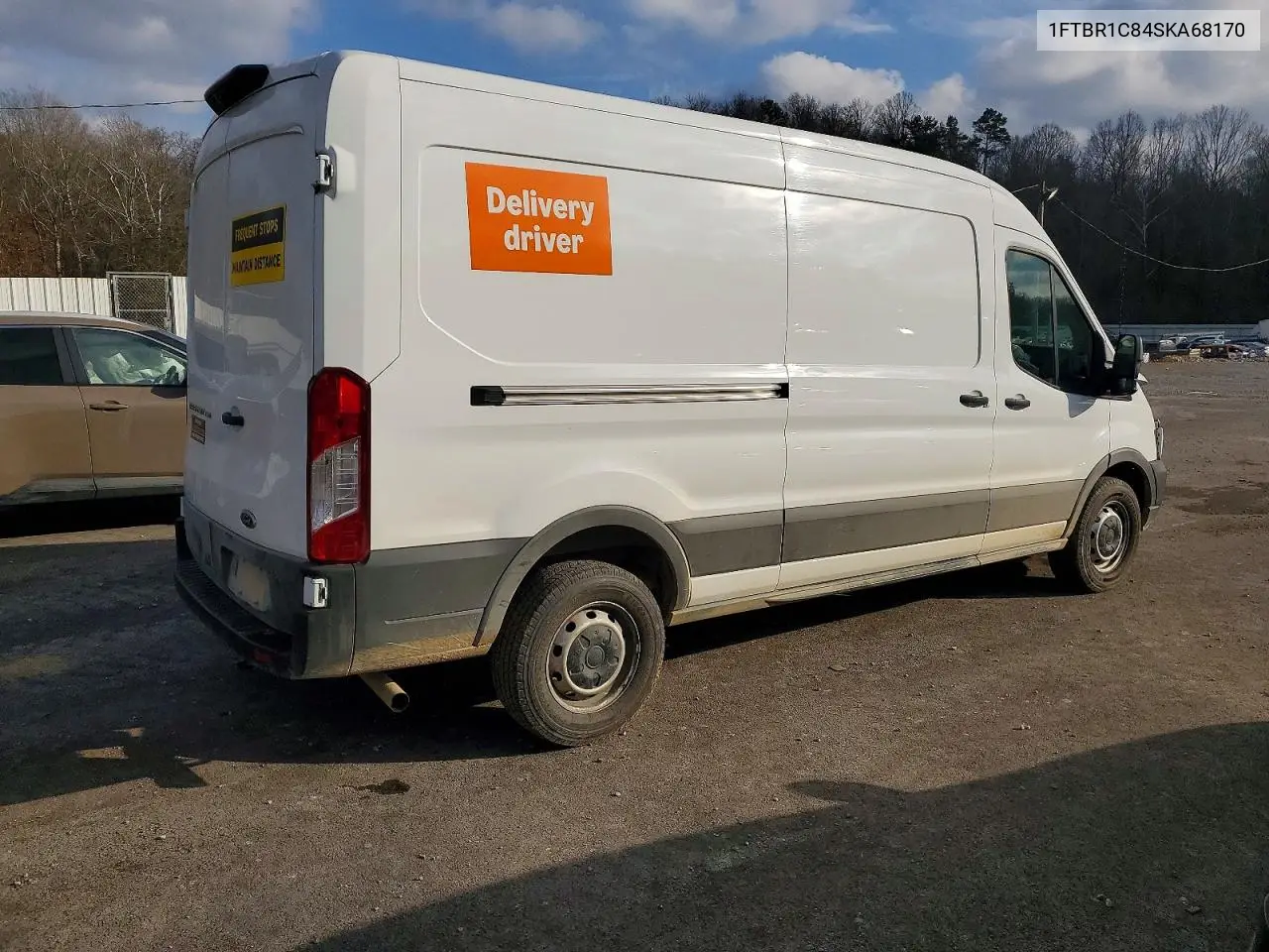 2025 Ford Transit T-250 Delivery Van VIN: 1FTBR1C84SKA68170 Lot: 99548315