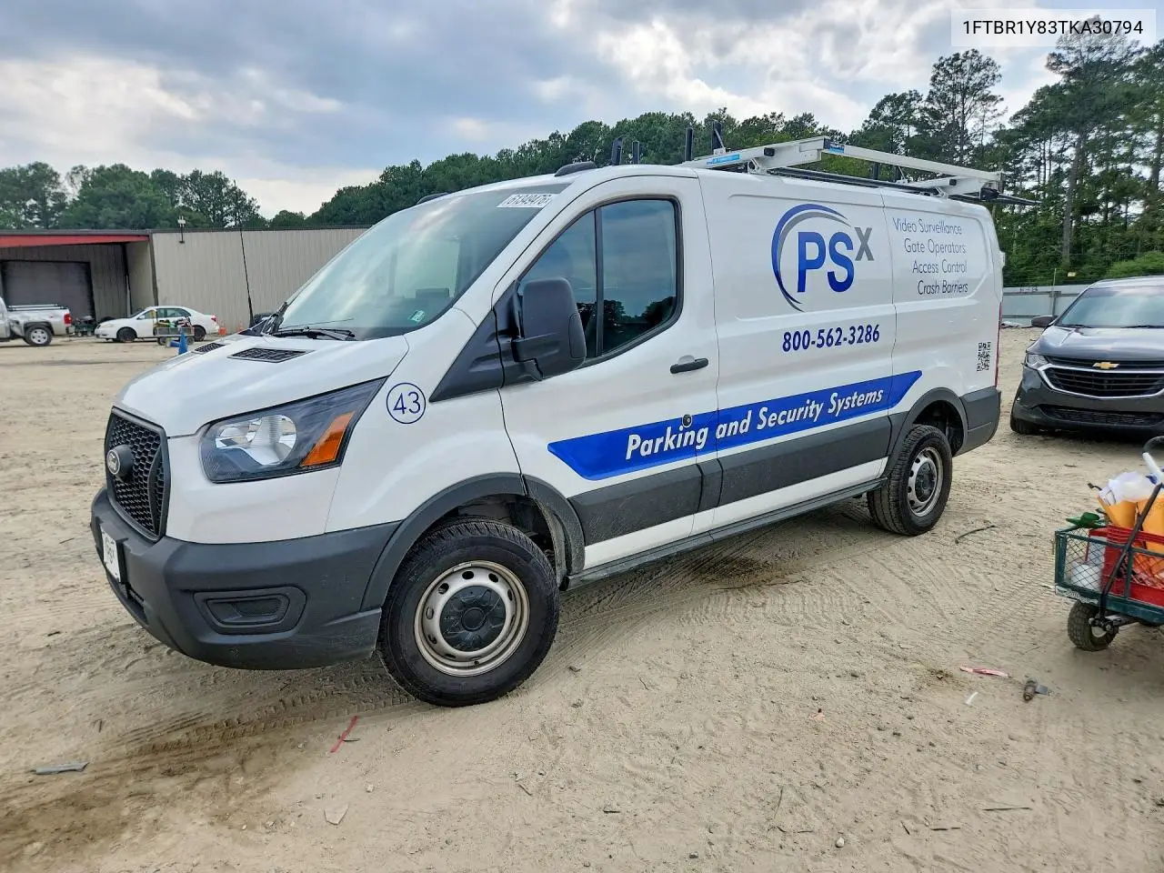 2026 Ford Transit T-250 VIN: 1FTBR1Y83TKA30794 Lot: 61349476