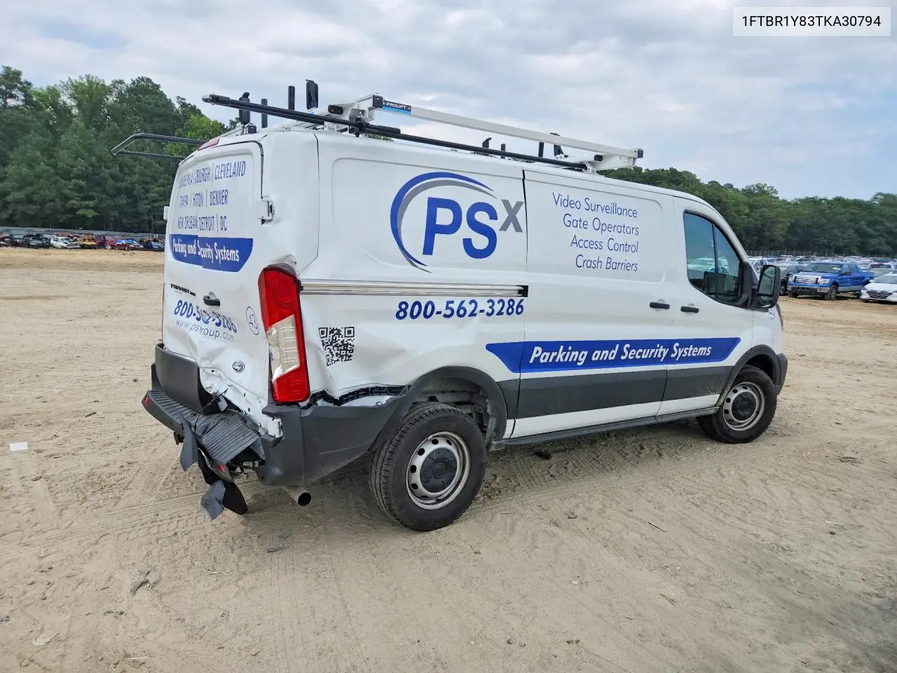 2026 Ford Transit T-250 VIN: 1FTBR1Y83TKA30794 Lot: 61349476