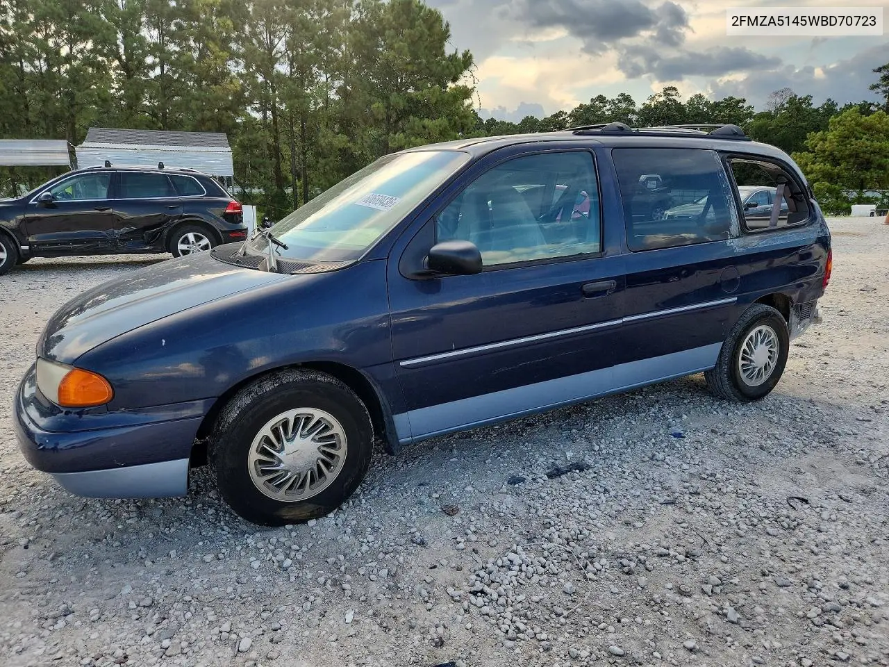 1998 Ford Windstar Wagon VIN: 2FMZA5145WBD70723 Lot: 60669436