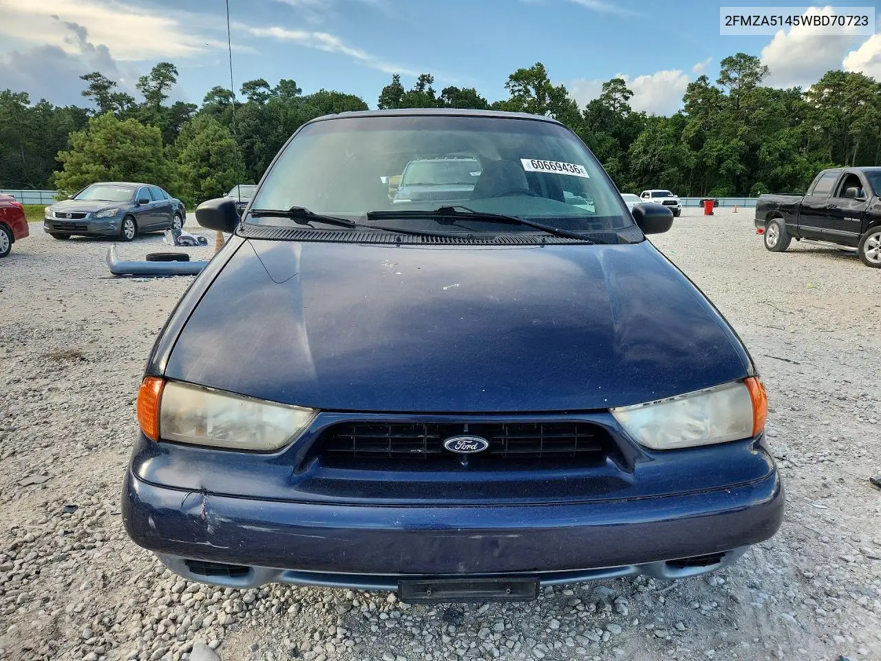 1998 Ford Windstar Wagon VIN: 2FMZA5145WBD70723 Lot: 60669436