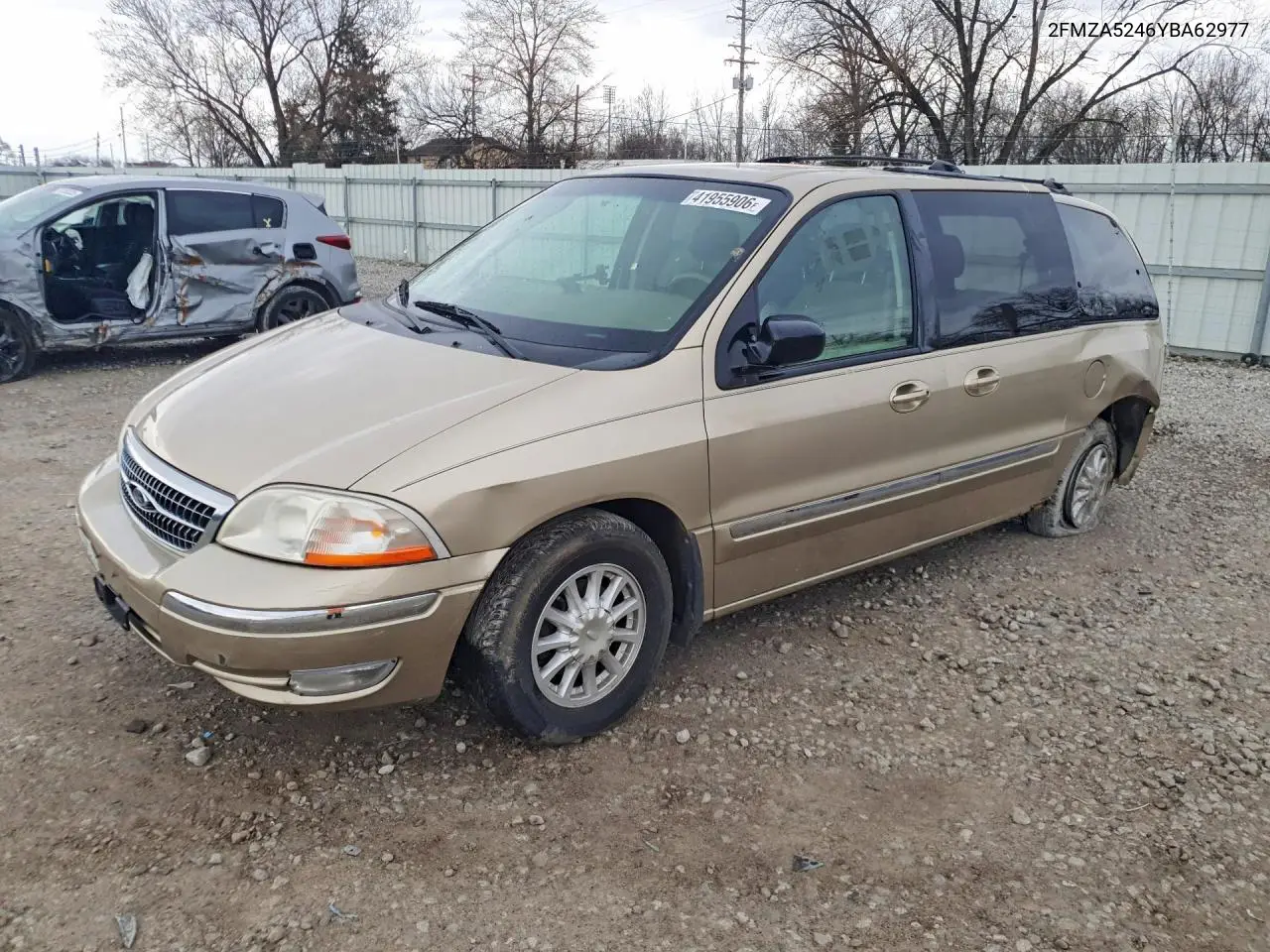 2000 Ford Windstar Se VIN: 2FMZA5246YBA62977 Lot: 41955906