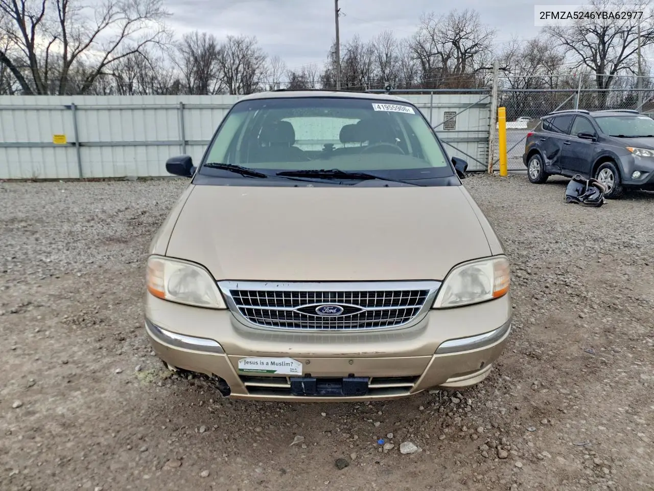 2000 Ford Windstar Se VIN: 2FMZA5246YBA62977 Lot: 41955906
