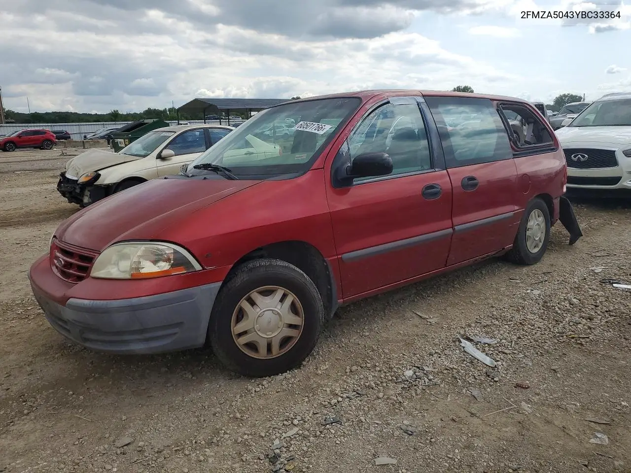 2000 Ford Windstar Wagon VIN: 2FMZA5043YBC33364 Lot: 60501766