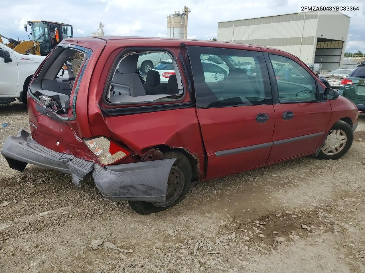 2000 Ford Windstar Wagon VIN: 2FMZA5043YBC33364 Lot: 60501766