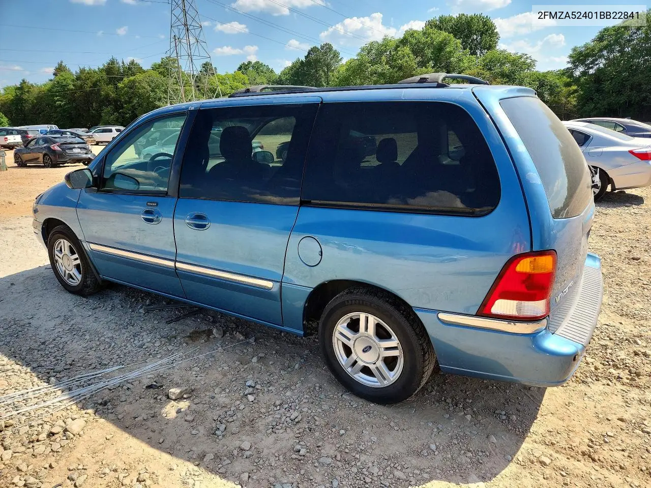 2001 Ford Windstar Se VIN: 2FMZA52401BB22841 Lot: 54414136