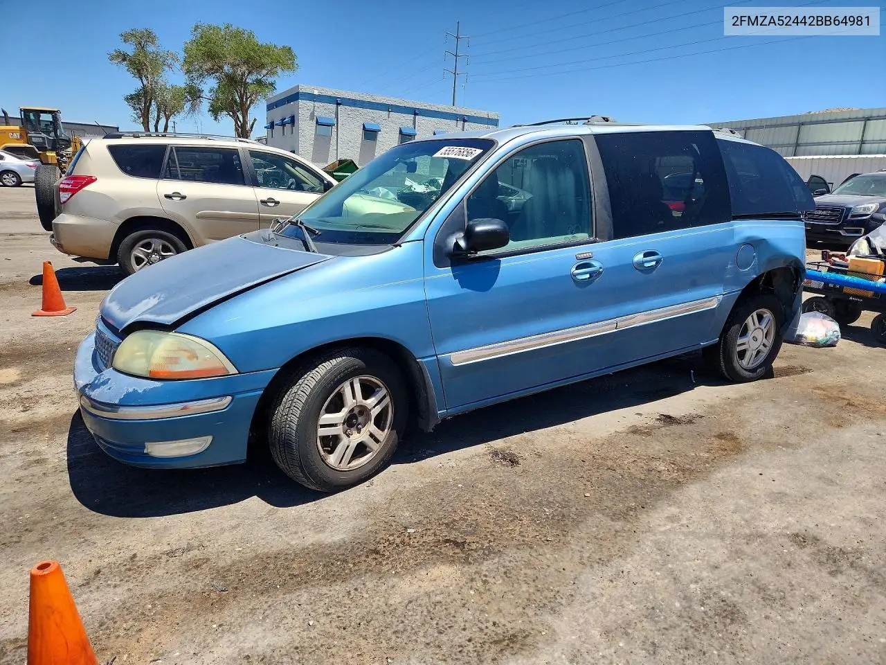 2002 Ford Windstar Se VIN: 2FMZA52442BB64981 Lot: 57394066