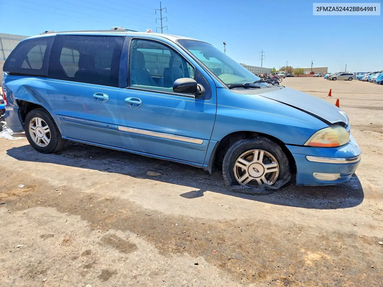 2002 Ford Windstar Se VIN: 2FMZA52442BB64981 Lot: 57394066
