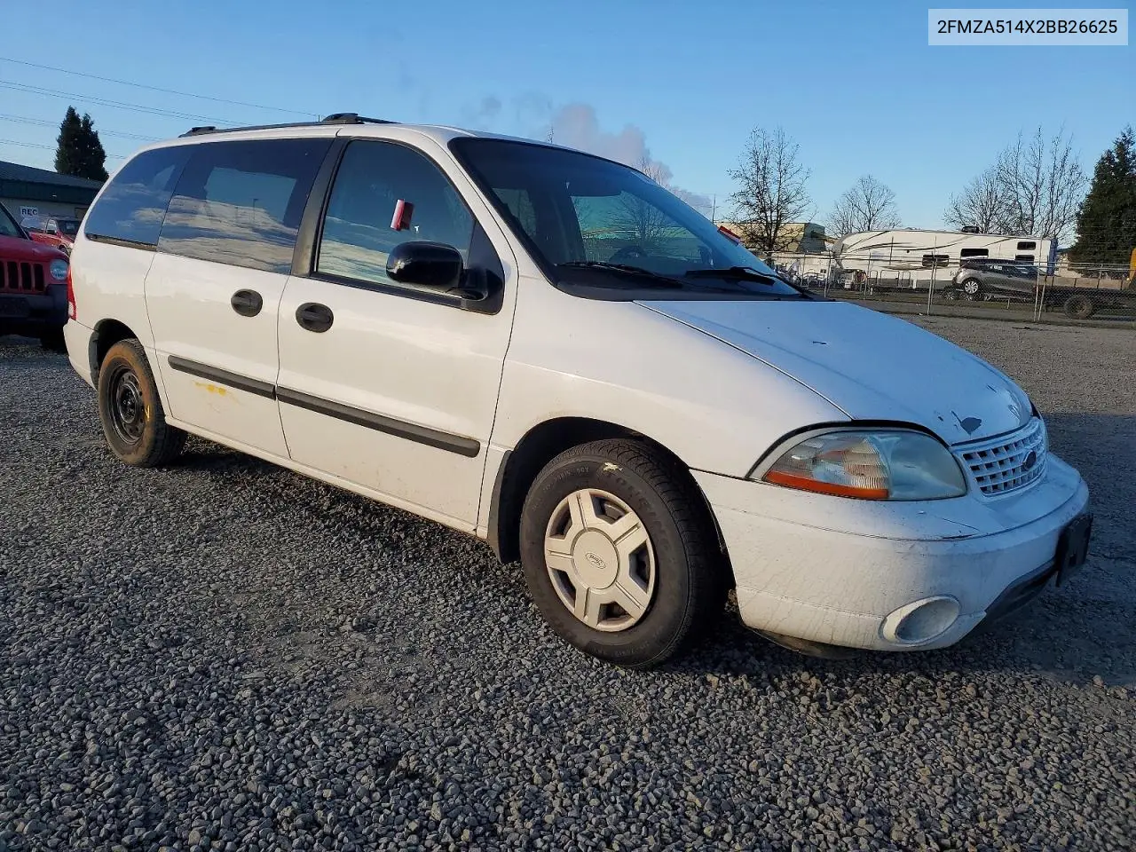 2002 Ford Windstar Lx VIN: 2FMZA514X2BB26625 Lot: 59689556