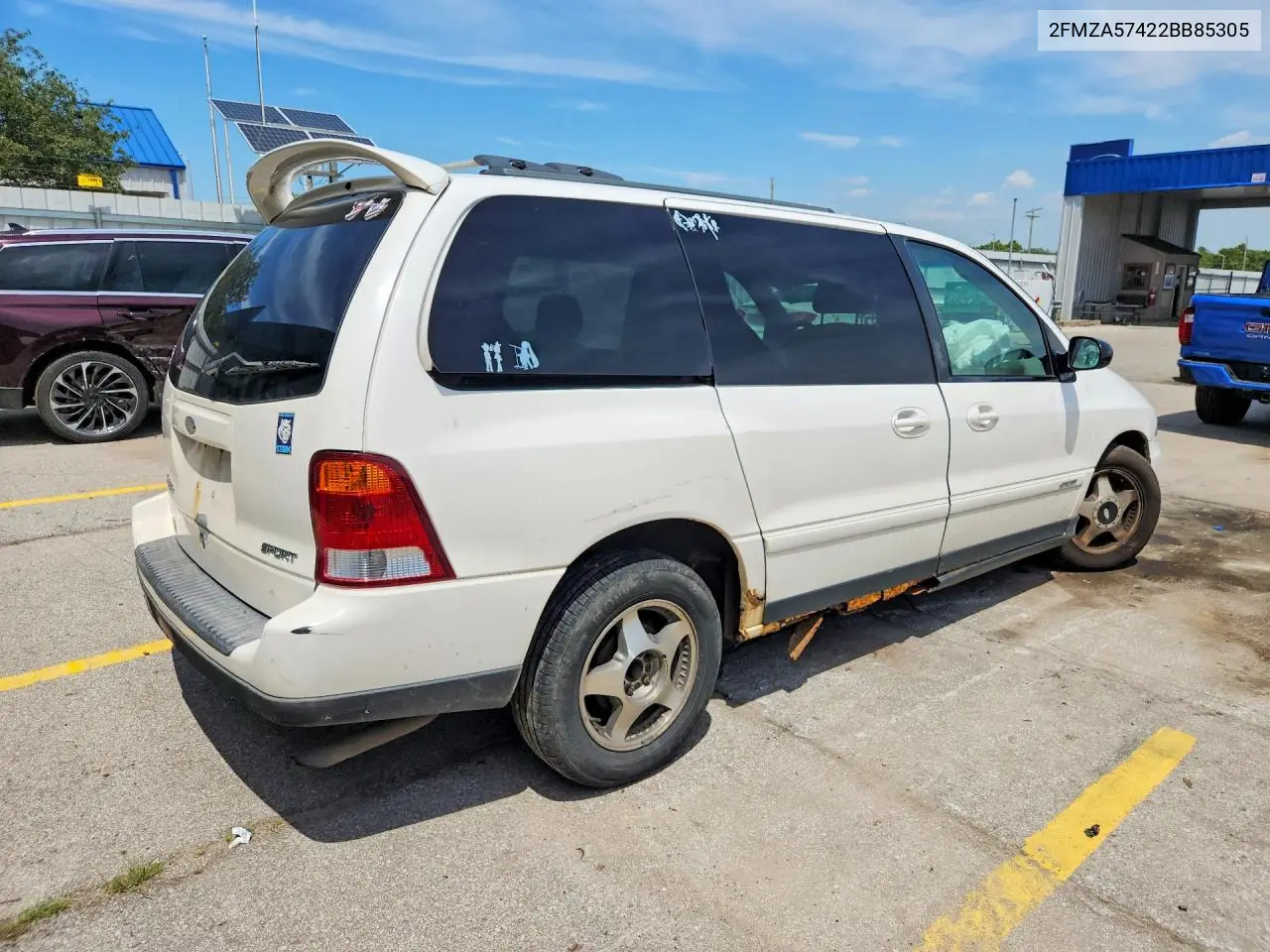 2002 Ford Windstar Sport VIN: 2FMZA57422BB85305 Lot: 60390526