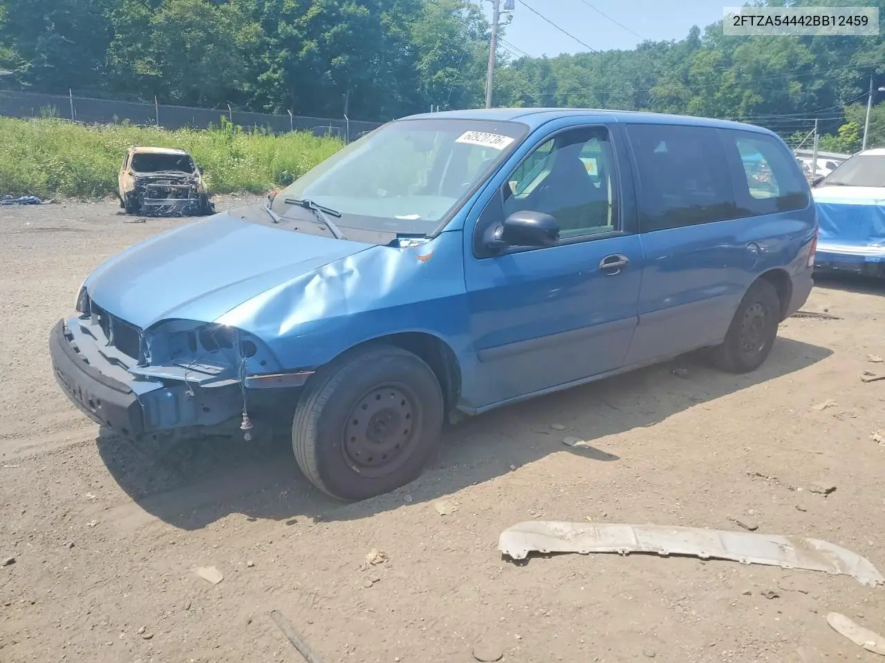 2002 Ford Windstar VIN: 2FTZA54442BB12459 Lot: 60920736