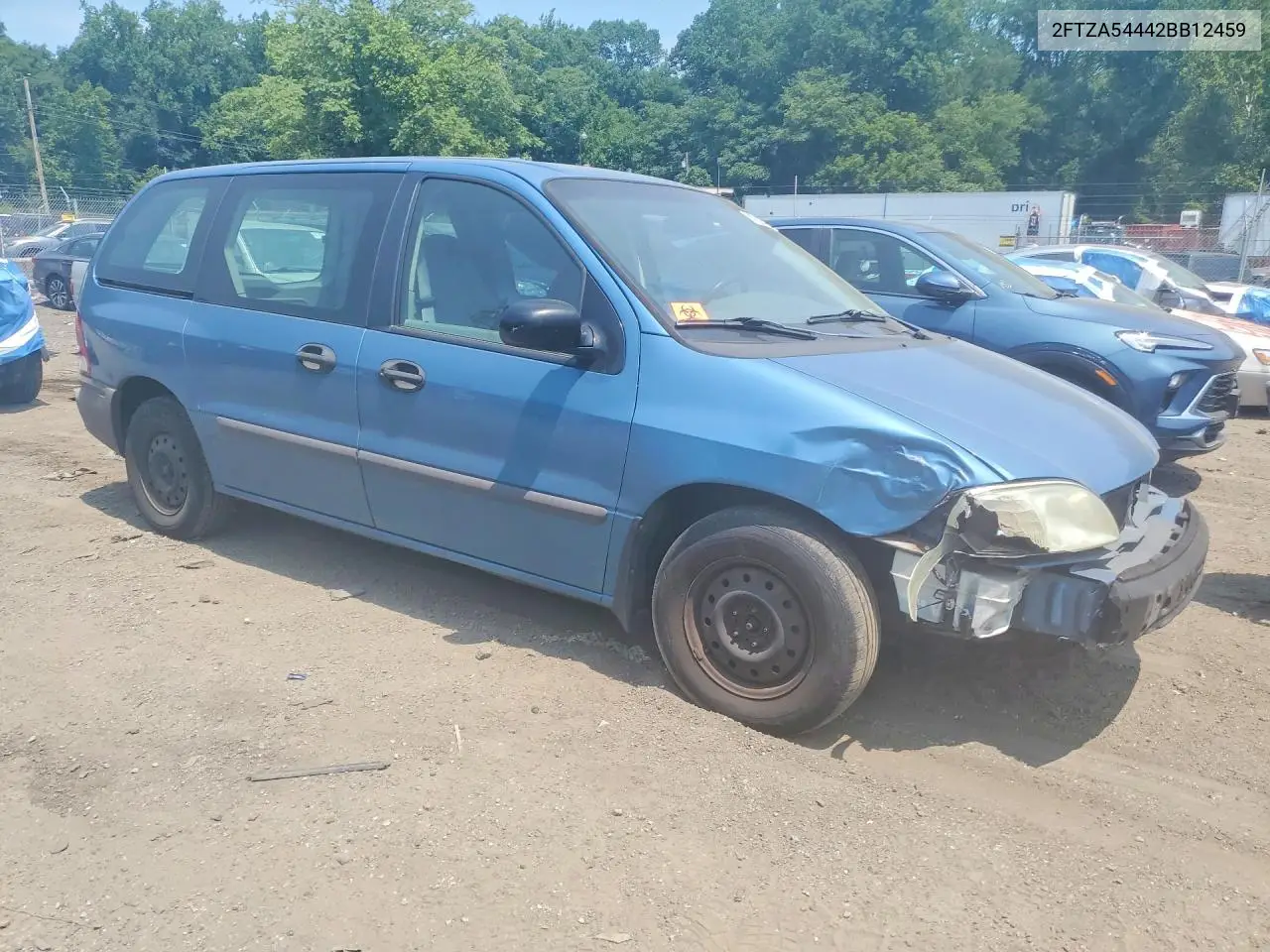2002 Ford Windstar VIN: 2FTZA54442BB12459 Lot: 60920736