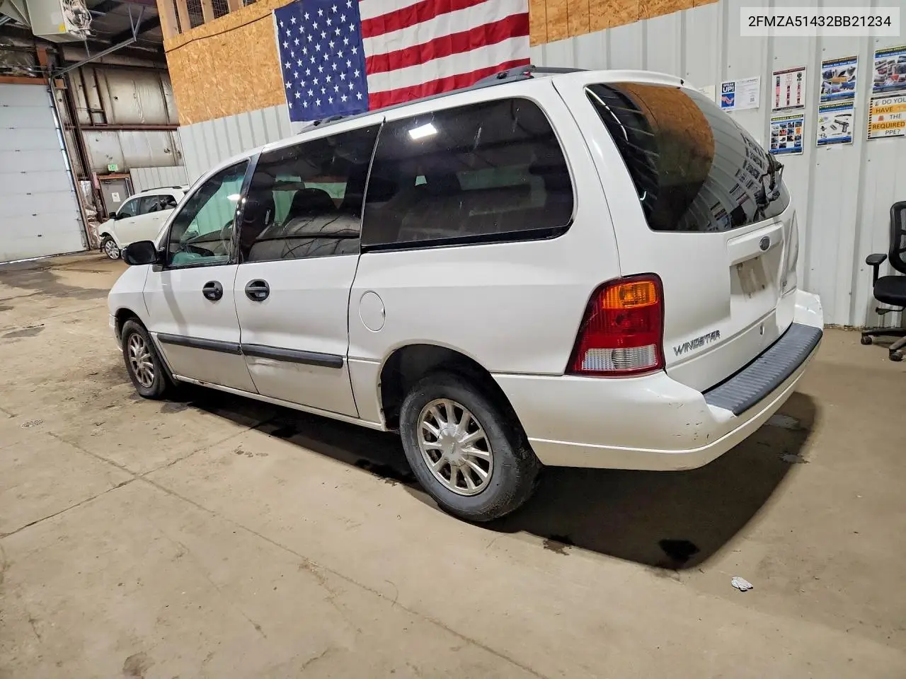 2002 Ford Windstar Lx VIN: 2FMZA51432BB21234 Lot: 61736546