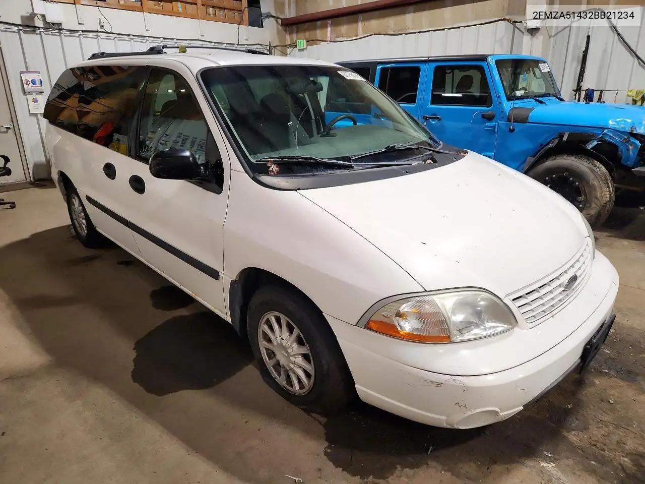 2002 Ford Windstar Lx VIN: 2FMZA51432BB21234 Lot: 61736546