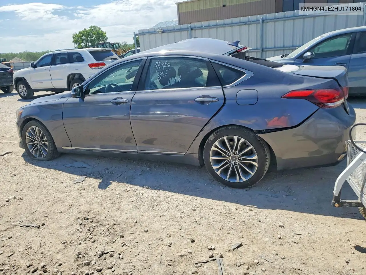 2017 Genesis G80 3.8 VIN: KMHGN4JE2HU171804 Lot: 51809966