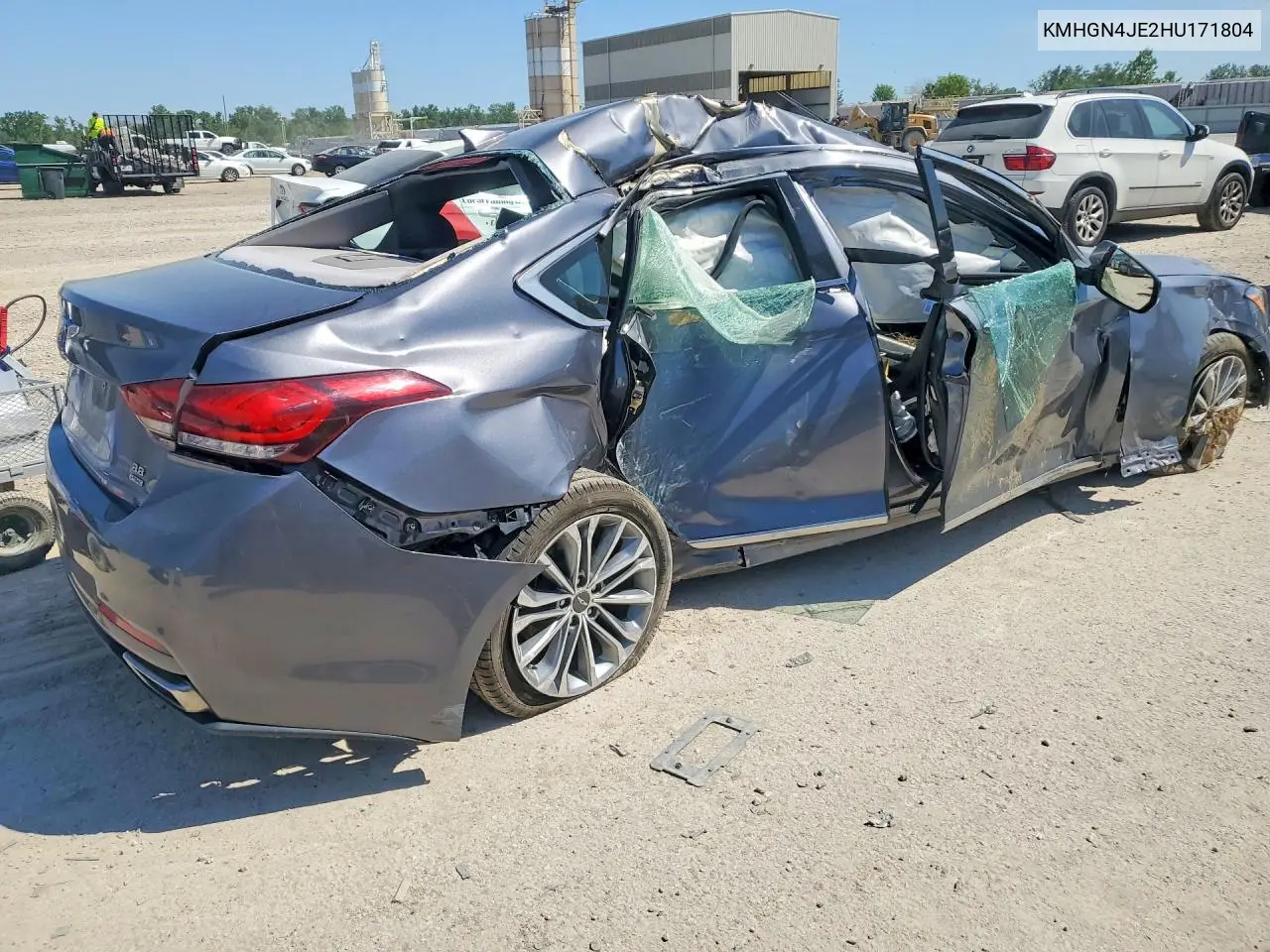 2017 Genesis G80 3.8 VIN: KMHGN4JE2HU171804 Lot: 51809966