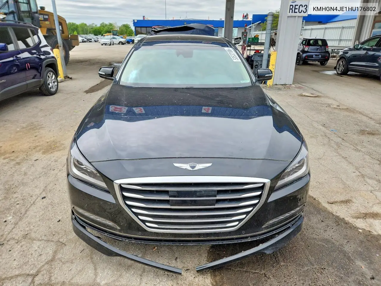 2017 Genesis G80 3.8 VIN: KMHGN4JE1HU176802 Lot: 53532106