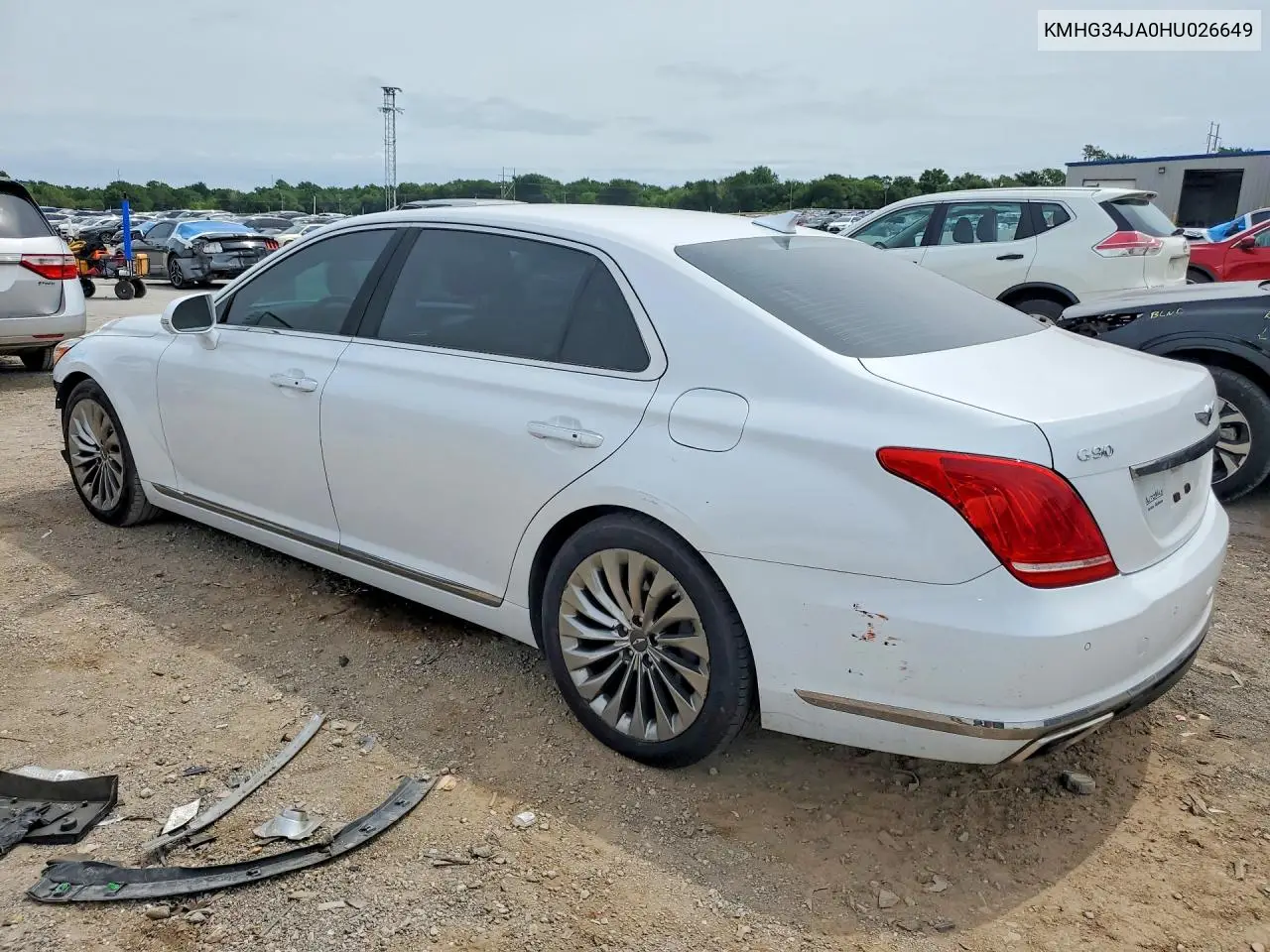 2017 Genesis G90 Premium VIN: KMHG34JA0HU026649 Lot: 55629516