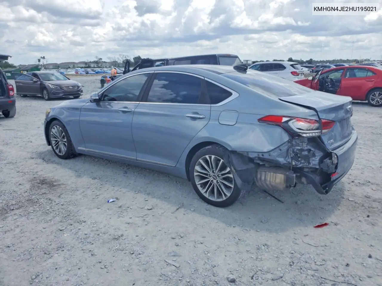 2017 Genesis G80 3.8 VIN: KMHGN4JE2HU195021 Lot: 56834616