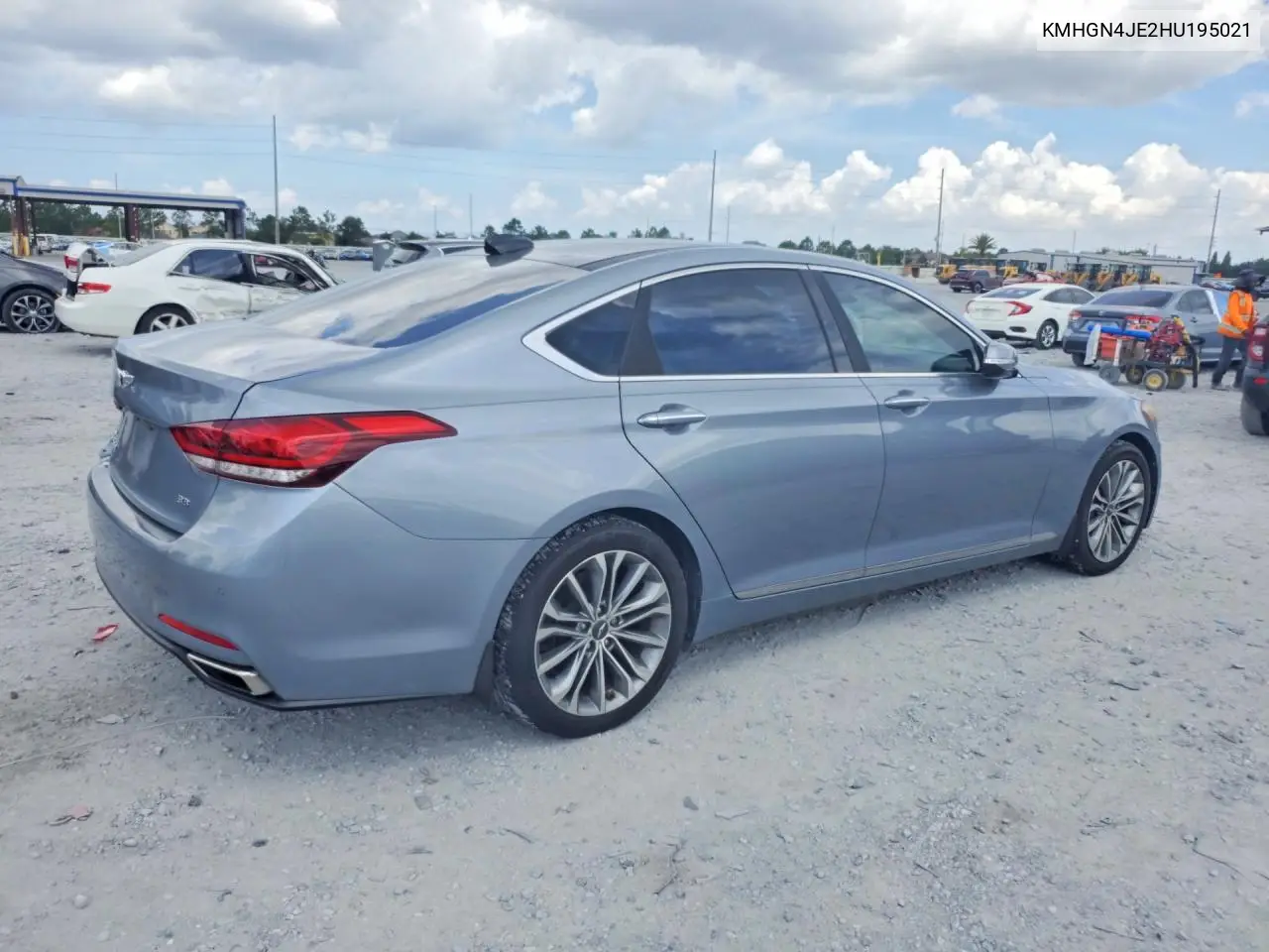2017 Genesis G80 3.8 VIN: KMHGN4JE2HU195021 Lot: 56834616