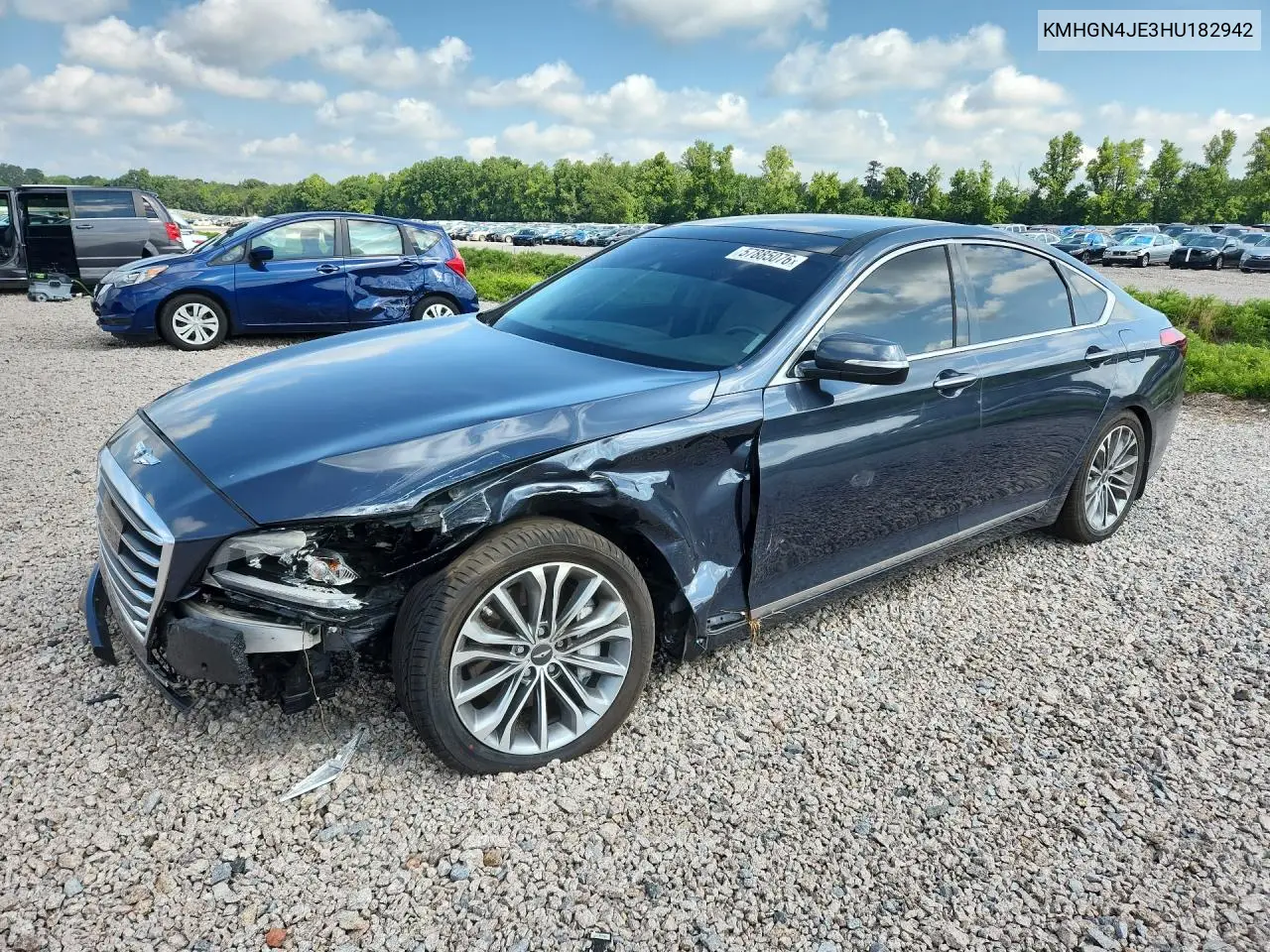 2017 Genesis G80 3.8 VIN: KMHGN4JE3HU182942 Lot: 57885076