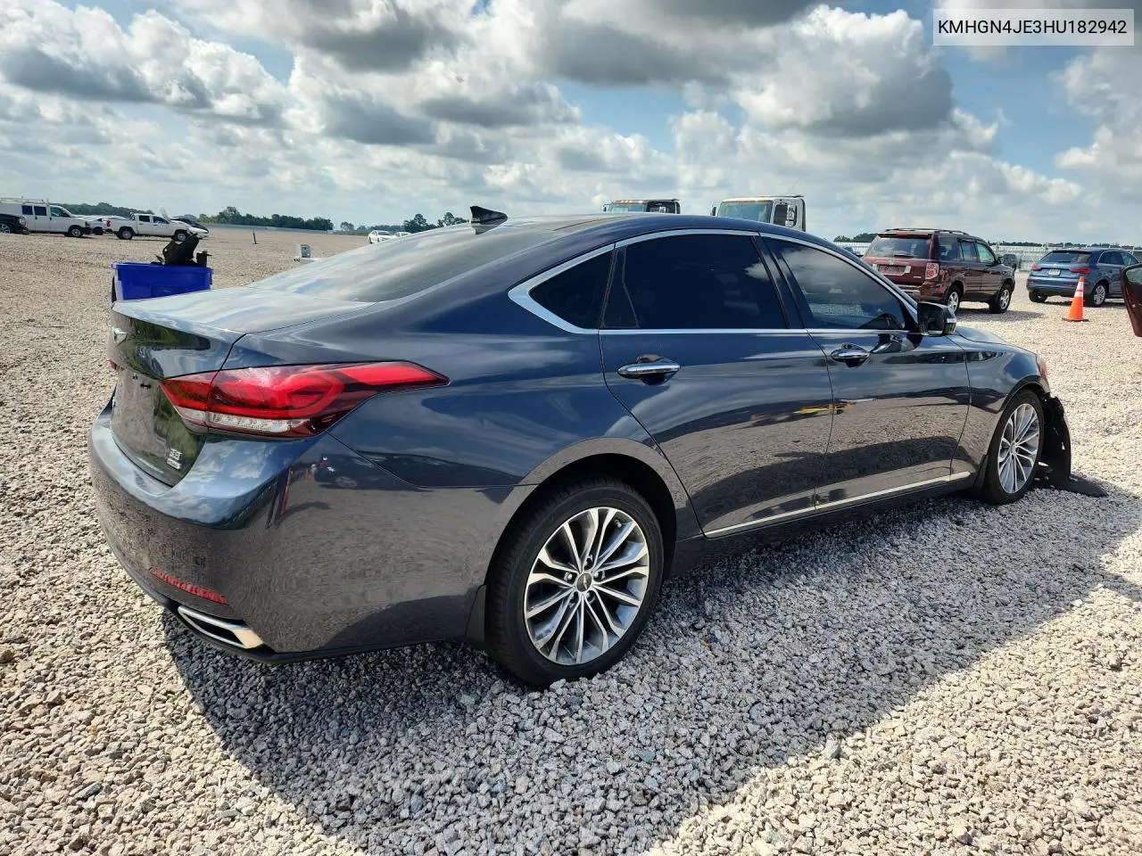 2017 Genesis G80 3.8 VIN: KMHGN4JE3HU182942 Lot: 57885076