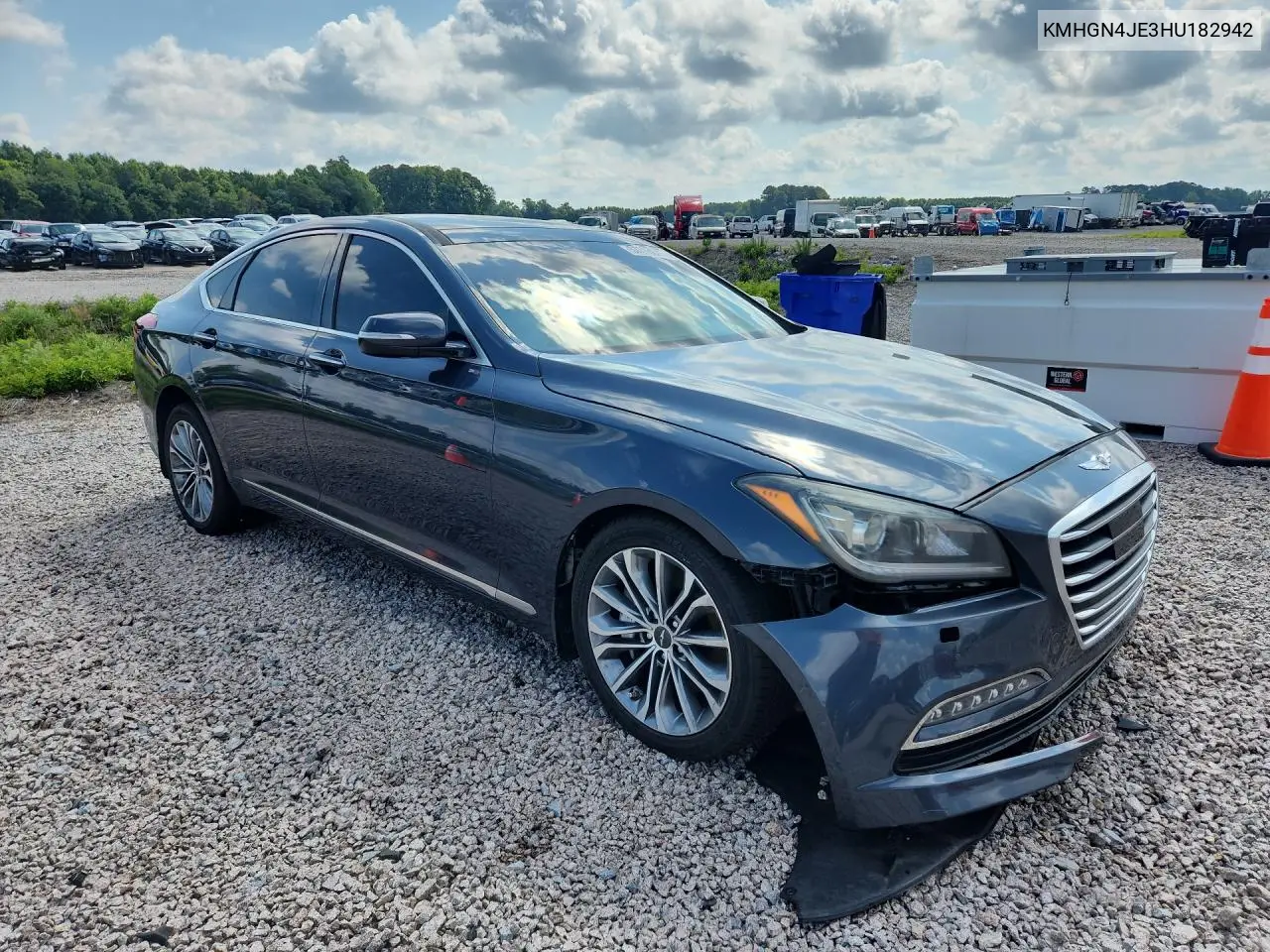 2017 Genesis G80 3.8 VIN: KMHGN4JE3HU182942 Lot: 57885076