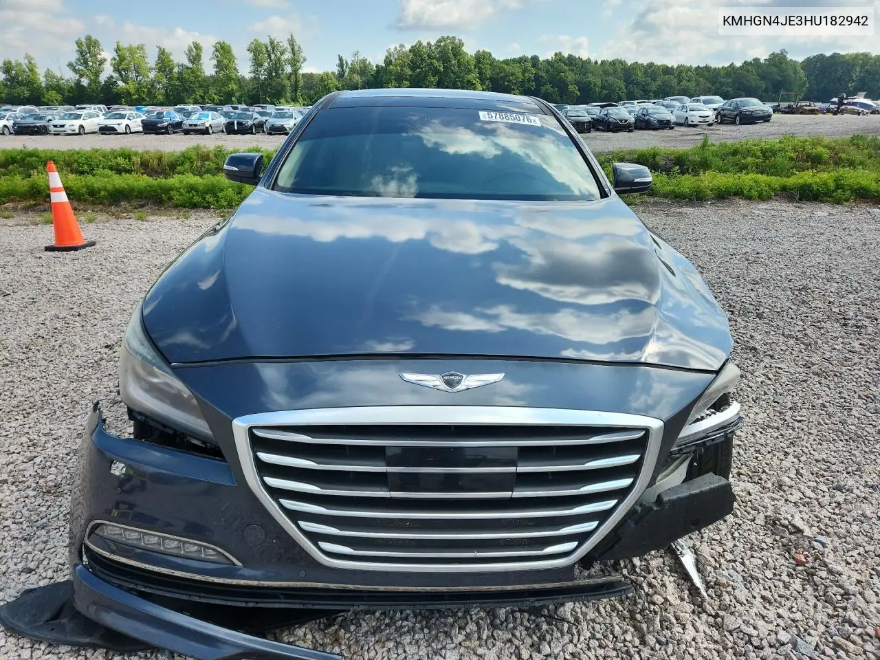 2017 Genesis G80 3.8 VIN: KMHGN4JE3HU182942 Lot: 57885076