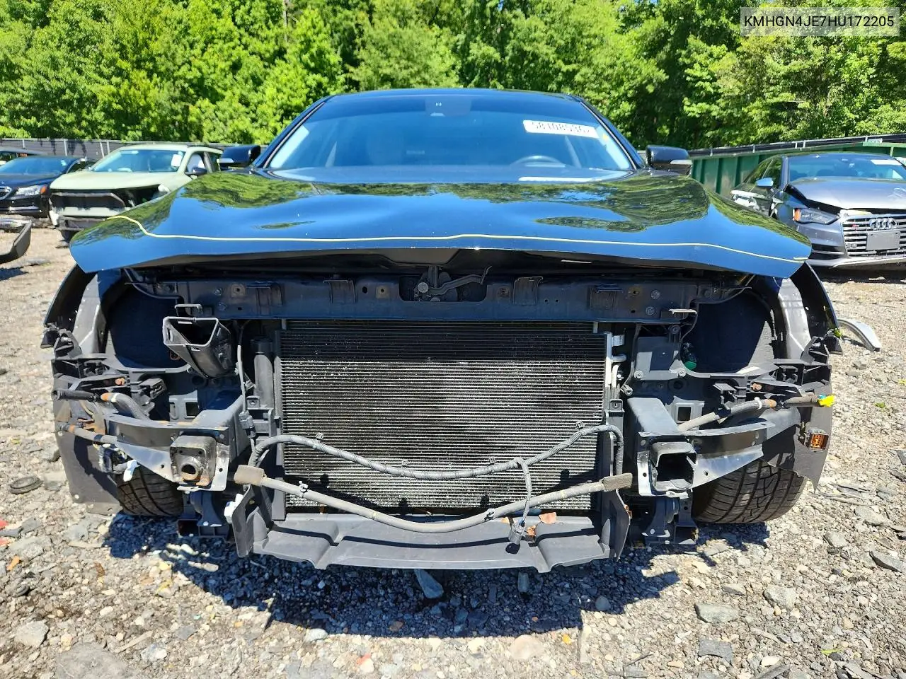 2017 Genesis G80 3.8 VIN: KMHGN4JE7HU172205 Lot: 58108536