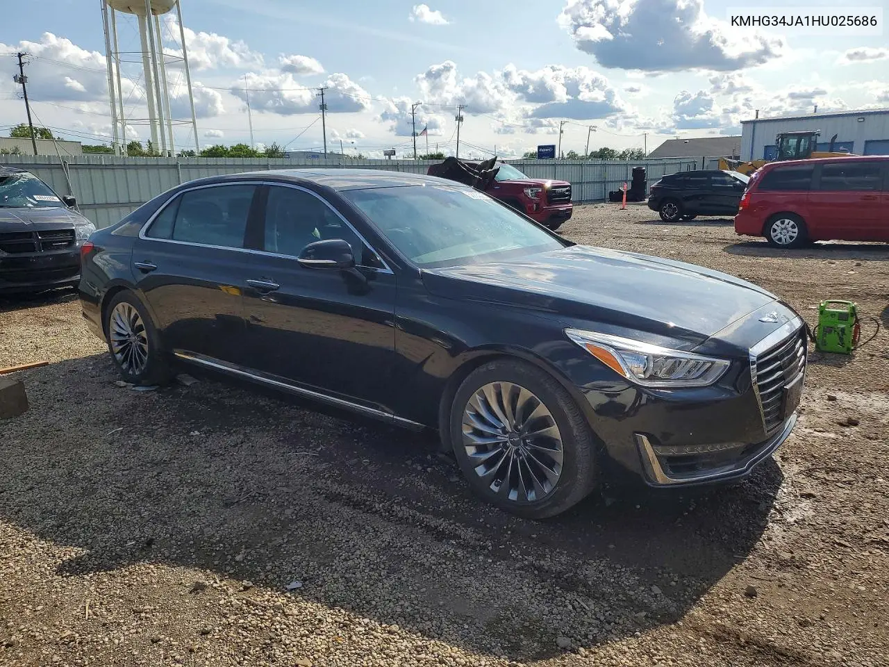 2017 Genesis G90 Premium VIN: KMHG34JA1HU025686 Lot: 58923206