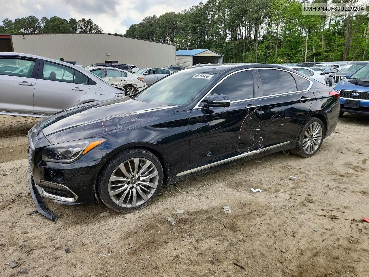 2018 Genesis G80 Ultimate VIN: KMHGN4JF8JU229204 Lot: 53155496