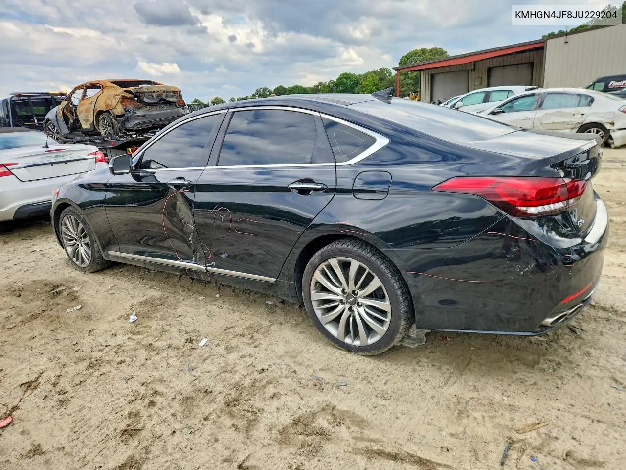 2018 Genesis G80 Ultimate VIN: KMHGN4JF8JU229204 Lot: 53155496