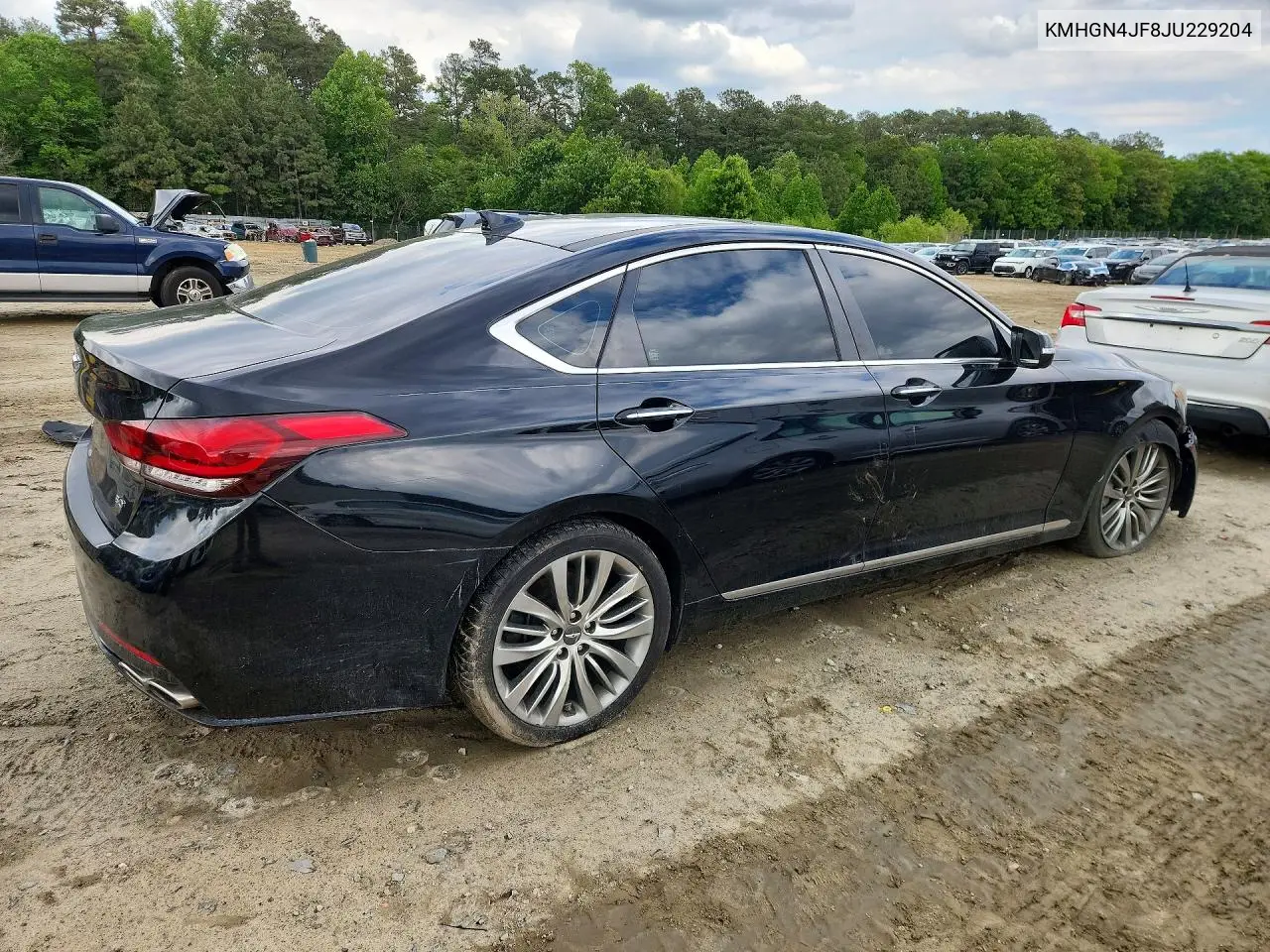 2018 Genesis G80 Ultimate VIN: KMHGN4JF8JU229204 Lot: 53155496