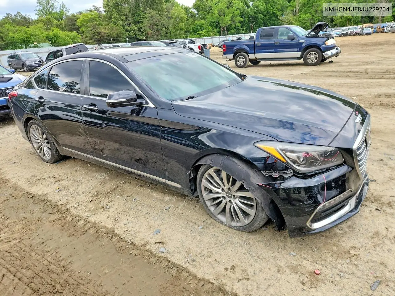 2018 Genesis G80 Ultimate VIN: KMHGN4JF8JU229204 Lot: 53155496