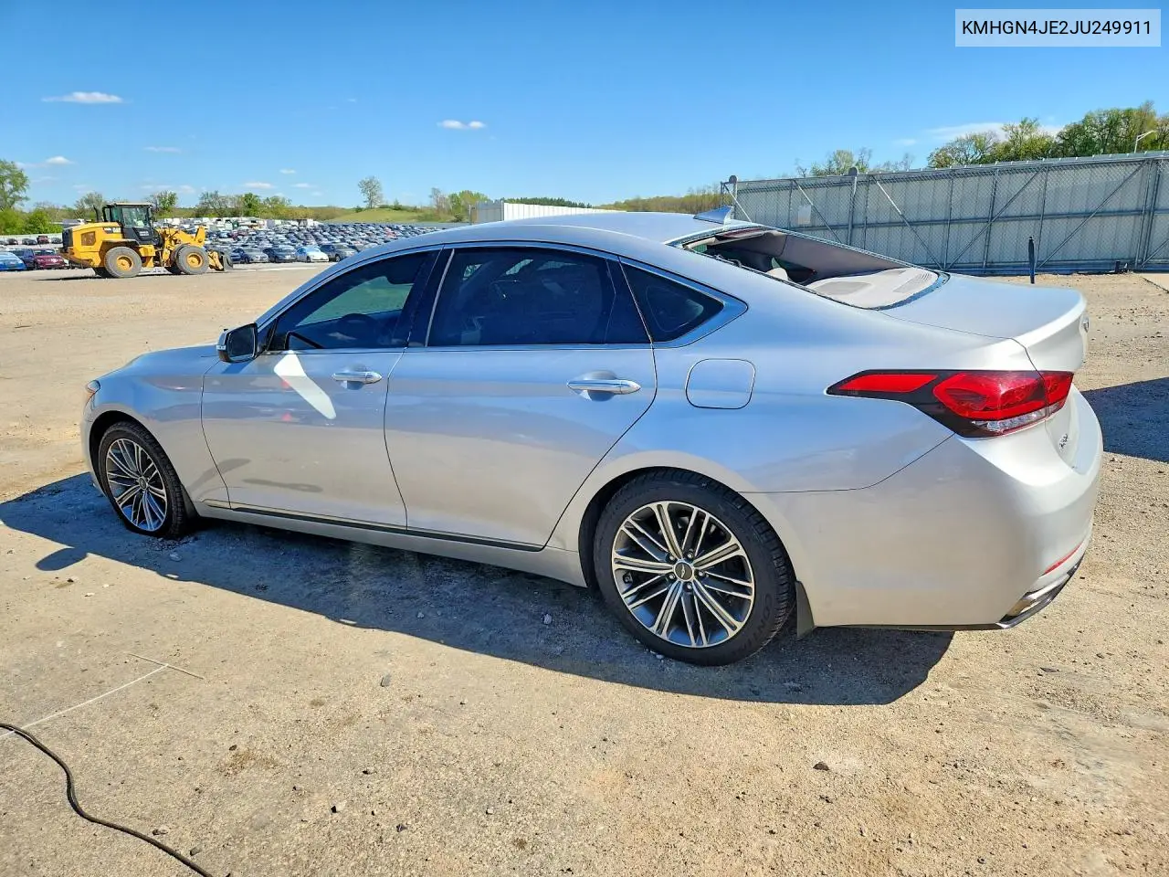 2018 Genesis G80 3.8 VIN: KMHGN4JE2JU249911 Lot: 53382516
